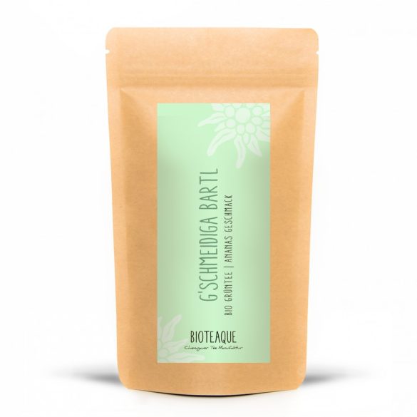 g'schmeidiga Bartl BIO Zöld tea | Ananász ízű 80g
